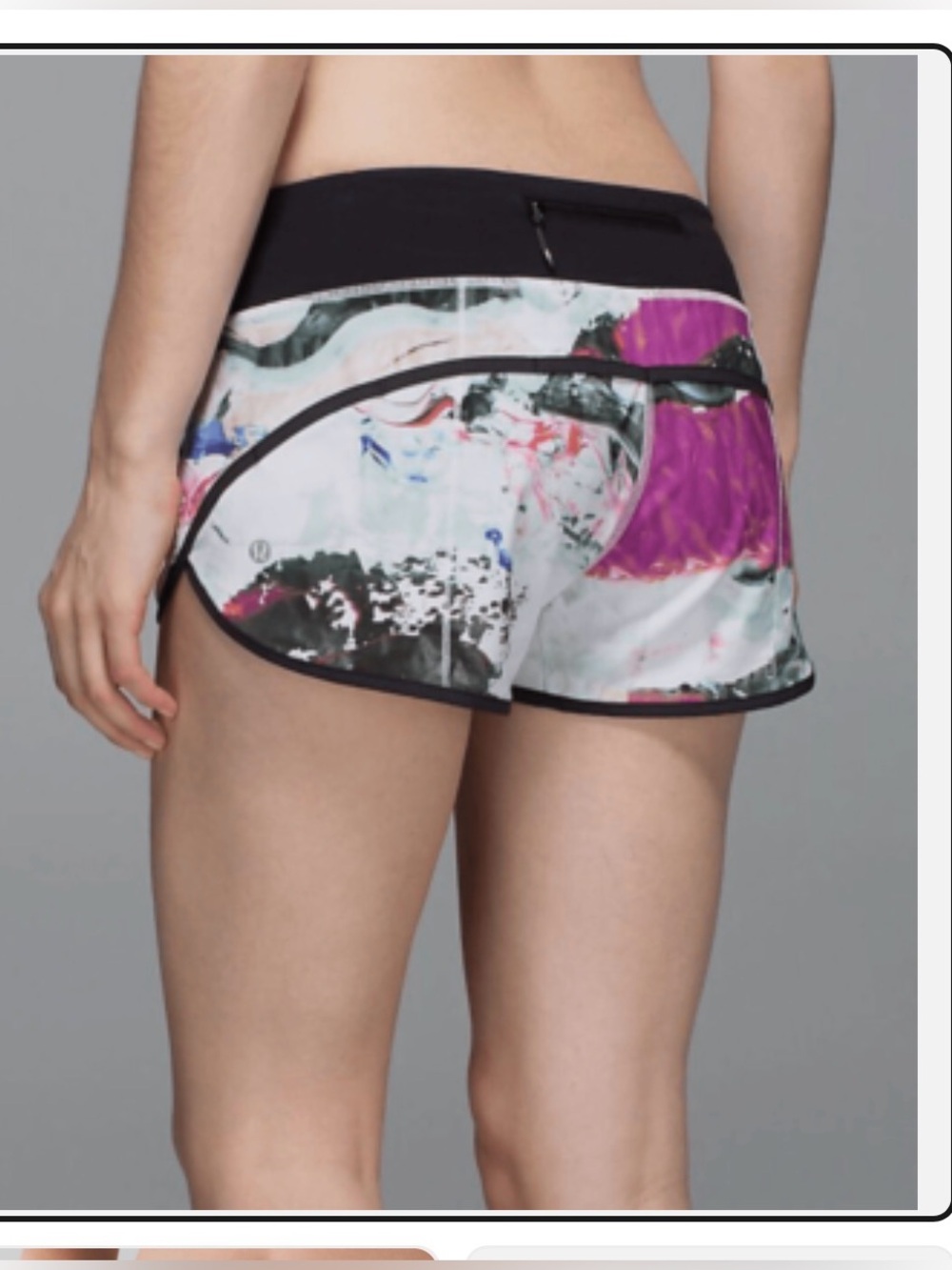 Lululemon Speed Up Short in Pigment Wave Multi